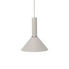 Ferm Living Collect High Socket Pendant Cone Grey Grey