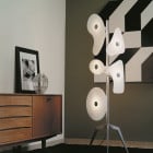 White Foscarini Orbital Floor Lamp