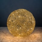 Catellani & Smith Fil de Fer Floor Light Ø50cm Gold