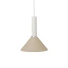 Ferm Living Collect High Socket Pendant Cone White Cashmere