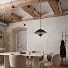 Ferm Living Lod Pendant Black over Dining Table