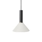 Ferm Living Collect High Socket Pendant Cone Black White