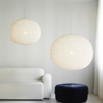 Normann Copenhagen Act Pendant  Above Sofa