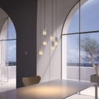 Case Core 6 Pendant Cluster Carrara in Dining Room