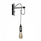 Buster + Punch Hooked Nude Wall Light - Stone & Steel with Gold Bulb