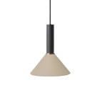 Ferm Living Collect High Socket Pendant Cone Black Cashmere