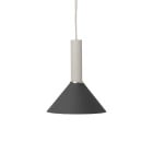 Ferm Living Collect High Socket Pendant Cone Grey Black