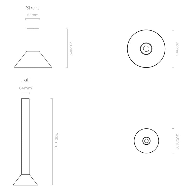 Specification Image for CTO Lighting Torres Ceiling Light