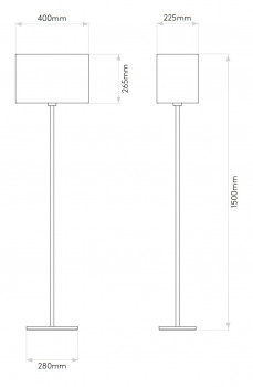 Specification image for Astro Park Lane Floor Lamp