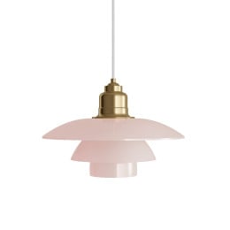 Louis Poulsen PH 3½/3 Pale Rose Brass Pendant