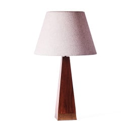 Dusty Deco Pyramid Table Lamp